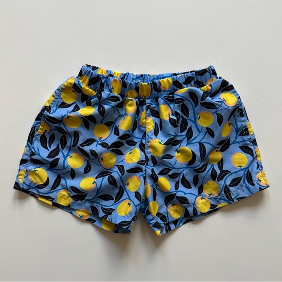 Summersalt x Diane von Furstenberg Boys Lemon Print Swim Shorts - Size 3T - Picture 1 of 12